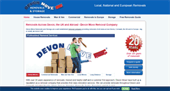 Desktop Screenshot of devon-move.co.uk